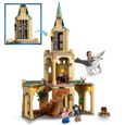 LEGO® 76401 Harry Potter La Cour de Poudlard : le Sauvetage de Sirius, Jouet et Figurine d'Hippogriffe avec Château Fort et Balai-2