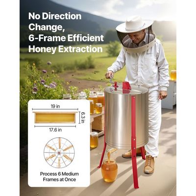 2 Coupe-miel En Acier Inoxydable Avec Poignée Bois - Outil Pour Couper Les Rayons De Miel, Apiculture - 5