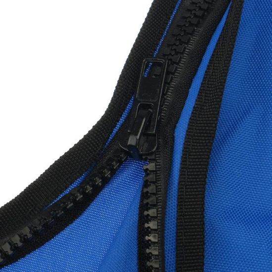 Housse Protection Bimini 3/4 Arceaux – Bâche Polyester 600D Imperméable UV, Noir, Rangement Facile Pour Bateau