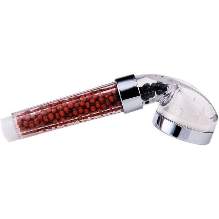 Pomme De Douche Avec Affichage LED De Température - Alimentation Hydroélectrique - Filetage G1/2 - Noir Et Argent - Idéal Pour Bain Bébé
