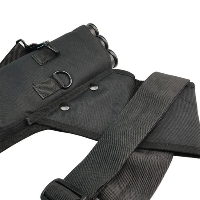 Carquois De Tir à L'Arc ELONG OUTDOOR - 3 Tubes Protégés - Ceinture Réglable - Pour Ados Et Adultes