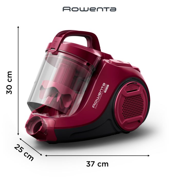 Swift Power Cyclonic Aspirateur sans sac, 900W, compact, haute filtration, Aspirateur  sans sac