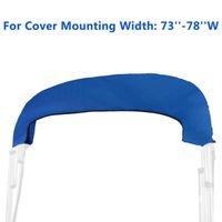 Housse De Protection Bimini Pour Bateau – Toile 600D étanche, Résistante Aux UV, Avec Fermeture éclair