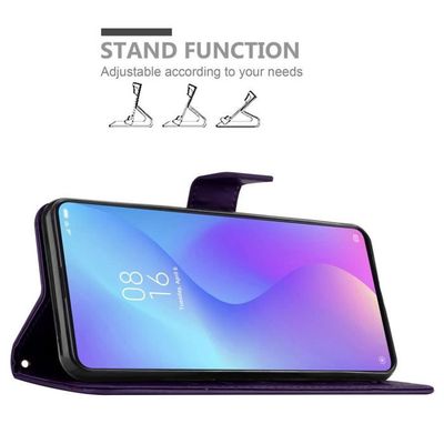 INGEN Coque Silicone Liquide Pour Xiaomi Mi 9T/9T Pro, Coque Souple Avec 2 Pièces Protecteur D'écran Gratuit En Verre Trempé, Housse Caoutchouc Antichoc Ultra-Mince De Couleur Pure-Violet