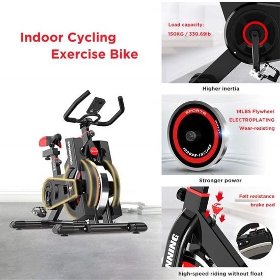 Beidi Velo D Appartement En Acier Inoxydable D Interieur Fitness Velo Prix Pas Cher Cdiscount