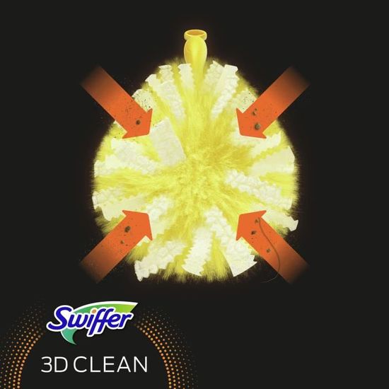SWIFFER Duster Plumeau Nettoyage 3D 360 Recharges de 30 - Lot de 3 x 10 -  Cdiscount Au quotidien