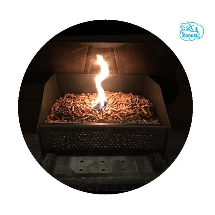 Tiroir panier brûleur à pellets pour cheminées et poêles à granulés, 40 x  23 x 20 cm [454] - Cdiscount Bricolage