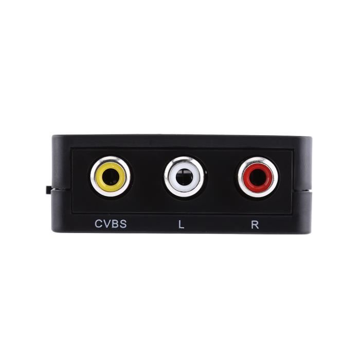 RCA Composite CVBS HDMI vers RCA Audio Vidéo Adaptateur HD ...