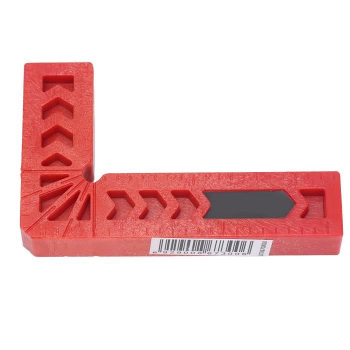 Preciva 4 Ensembles Serre-Joints Angle Droit 90° 10 Cm – Pinces Positionnement Bois Cadres & Meubles