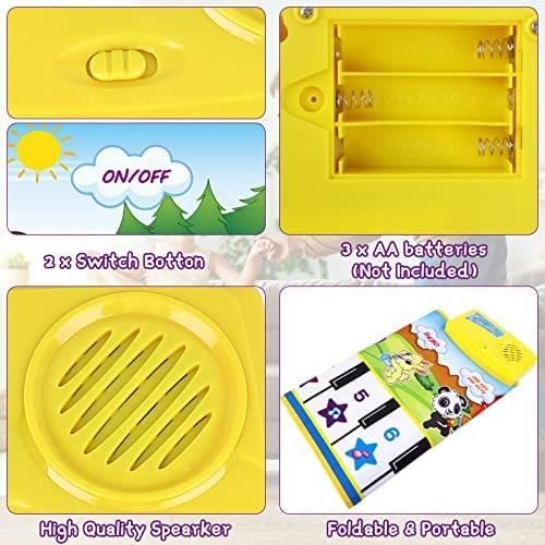 Tapis Musical Bébé 2 En 1 – Piano Et Tambour – 6 Animaux Marins – Jouet éducatif 1 à 3 Ans – Cadeau Noël Ou Anniversaire