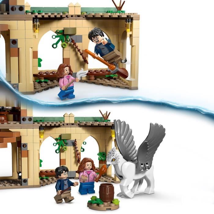 LEGO® 76401 Harry Potter La Cour de Poudlard : le Sauvetage de Sirius, Jouet  et Figurine d'Hippogriffe avec Château Fort et Balai - Cdiscount Jeux -  Jouets