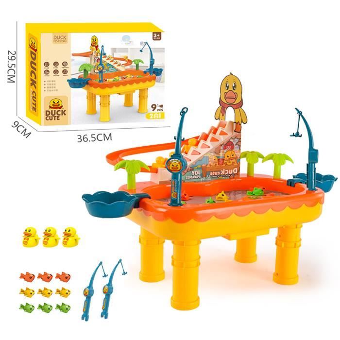 LOYUEGIYO Jeu de pêche magnétique de bain pour bébé pour tout-petits garçons et filles de 1-3 4-8 ans, cadeaux pour enfant, jouets de bain pour bébé, baignoire, douche, piscine pour bébés de