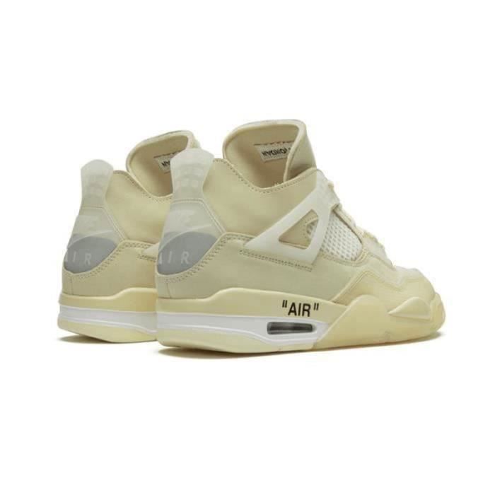 Jordan 4 off white discount homme