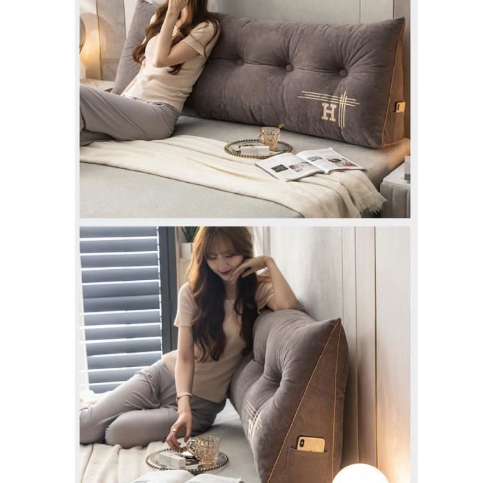 XIEMINLE Coussin cale pour dossier de lecture, coussin de soutien pour tête de lit, coussin de XIEMINLE Coussin cale pour dossier de lecture, coussin de soutien pour tête de lit, coussin de