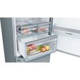 Réfrigérateur combiné pose-libre BOSCH - SER4 - Inox look - Vol.total: 368L - No Frost-5