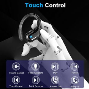 Écouteurs Bluetooth 5.3 Sans Fil Yilear - Son Grave Puissant, Réduction Bruit Avancée, IPX5 Étanche, Mini Invisibles