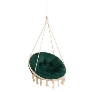 Coussin Pour Chaise Suspendue - Assise Et Dossier - Épais Et Doux - Intérieur/Extérieur