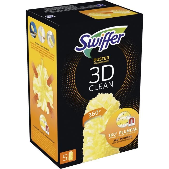 SWIFFER Duster Plumeau Nettoyage 3D 360 Recharges de 30 - Lot de 3 x 10 -  Cdiscount Au quotidien