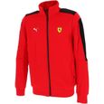Vestes replica officielle Ferrari race jacket t7 rouge - Puma-0