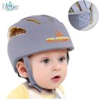 FOOTIER Casque de protection pour enfant, réglable casque de sécurité, Tête de protection Chapeau de coton pour enfant(Gris)