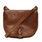 Sac à main femme cuir souple - OH MY BAG - Modèle Verlaine - Marron - Lisse - Bandoulière