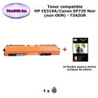 Toner - T3AZUR - CRG729 - Noir - 1200 pages - Compatible Canon i-Sensys LBP7010C, LBP7018C