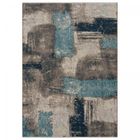 Tapis design - NOUTRI Bleu - 120x170 cm - Polypropylène - JADOREL - Moderne - Rectangulaire