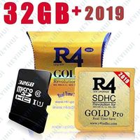 Carte SD SDHC + 32 Go Gold 2019 (Logiciel  préinstallé ES-IT-FR-DE-UK) pour DS - DS Lite - DSi - DSi XL - 3DS - 2DS – New 2DS