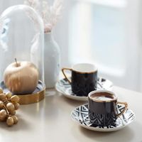 Coffret de tasses à café Karaca Monochrome pour 4 personnes