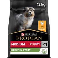 PRO PLAN Medium Puppy Healthy Start Riche en Poulet - 12 KG - Croquettes pour chiots de taille moyenne