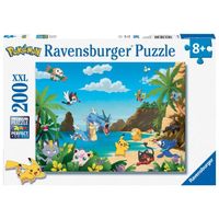 Puzzle 200 pièces XXL - Ravensburger - Attrapez-les tous ! - Pokémon - Dessins animés et BD - Garantie 2 ans