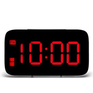 Radio réveil Horloge de Table à affichage numérique LED, réveil