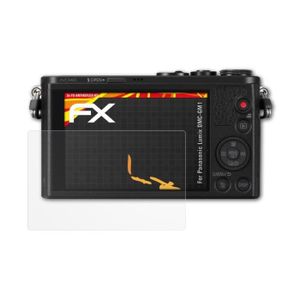 atFoliX Protecteur d/écran pour Panasonic Lumix DMC-GX1 Film Protection d/écran 3X antir/éfl/échissant et Absorbant Les Chocs FX Film Protecteur