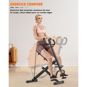 Appareil pour Abdominaux, Appareil de Fitness, Ergonomique, Rembourré,  Facile à monter acheter en ligne à bas prix