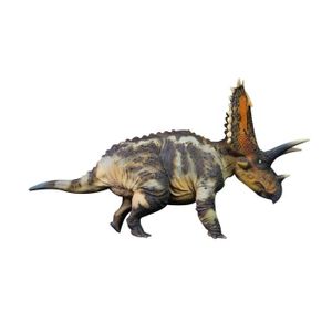 FIGURINE - PERSONNAGE Noir - GRTOYS X HAOLONGGOOD-Modèle de Pentaceratops 1-35, Collection d'Animaux, Ceratopsidae, Dinosaure, Déco