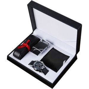 PACK MONTRE Ensemble De 3 Montres Pour Homme En Cuir Synthétiq