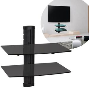 Support Mural Tv D Angle Avec Tablette Etagere Murale Pour Tv Achat Vente Pas Cher