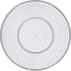 Plaque Grand rond transparent - pour perles standards Ø5 mm (MiDi