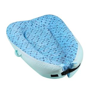 PORTE BÉBÉ Porte bébé Ergonomique Funmoon - Coton Echarpe de Portage - Léger Respirant - Convient aux Nouveau-nés - Bleu