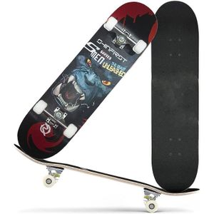 SKATEBOARD - LONGBOARD skateboard pour débutants, enfants, adolescents, a