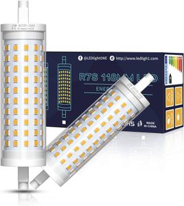 Bonlux Ampoule LED, 5W 10W 15W 25W R7S 2-Pièces 15W 118MM R7S Non-Dim Blanc  naturel : : Luminaires et Éclairage