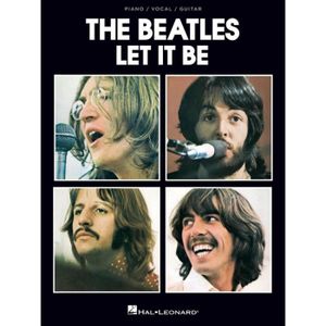 PARTITION The Beatles - Let It Be - Piano, voix et guitare