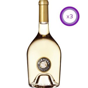 VIN BLANC Miraval - Côtes de Provence - Blanc - 2021 - Lot d