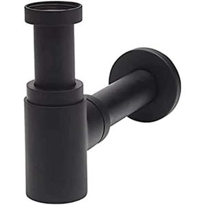 Bonde recoupable et siphon de lavabo ultra compact NANO Black