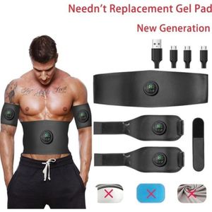 Ceinture de musculation abdominale, pectoraux et cuisses - Noir - 6 modes  charge USB - Cdiscount Sport