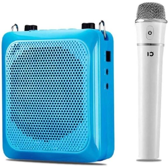 Amplificateur Vocal Sans Fil Portable 10W – Micro Bluetooth + Casque, Écran LED, Son Clair Anti-Bruit Pour Profs, Conférences Et Visites Guidées