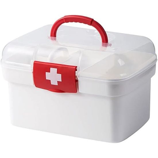 2 Trousse De Secours Vide Étanche - Rouge, Portable Pour Voyage, Randonnée, Camping - Grande Capacité