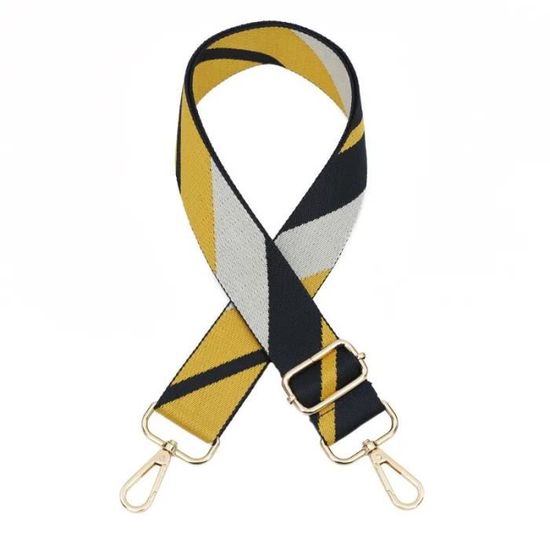 B-dark Coffee -1 Paire De Sangles De Sac En Cuir PU De 60cm, Poignée De