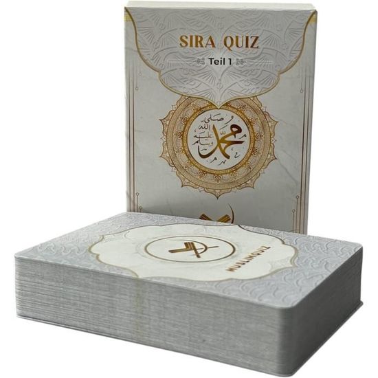 Gioco Di Carte Islamico - Quiz Sul Profeta Muhammed E L'Islam (Parte 1) In Italiano - 52 Carte Per Famiglie, Ramadan E Regali - 3