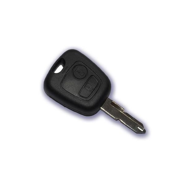 Coque De Clé Bip Pour Peugeot 206 Phase 1 (1999-2007) - Boîtier De Remplacement Neuf